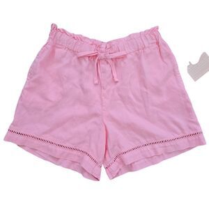 NWT Bella Dahl Girls Eyelet Pink Shorts